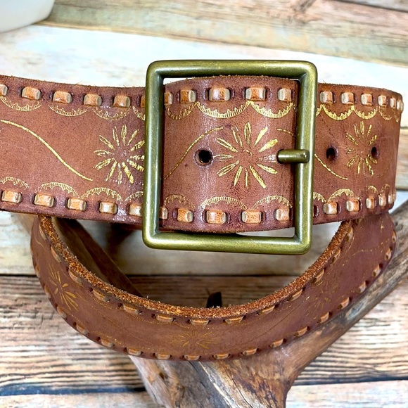 Street Works Genuine Leather Belt Size Large - Picture 3 of 10